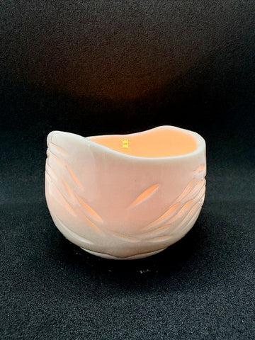 Porcelain Tealight Luminary-Fish